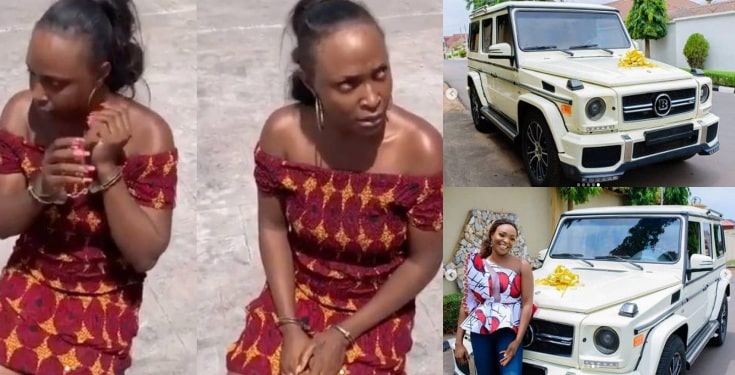 'G-wagon Okoro Blessing flaunted months ago is not hers' - IG user claims
