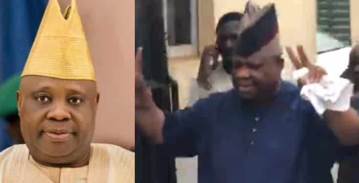 Just In: Senator Ademola Adeleke Arrives Court (Video)