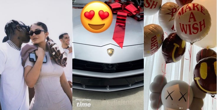 Kylie Jenner buys Travis Scott a Lamborghini for his birthday