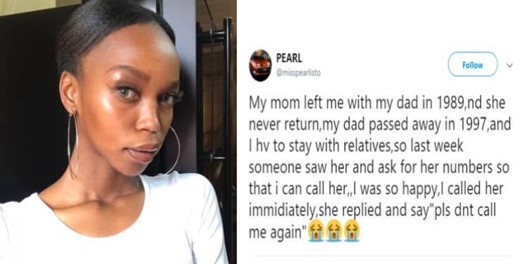 Lady gets the shock of her life after calling mother who abandoned her 30 years ago
