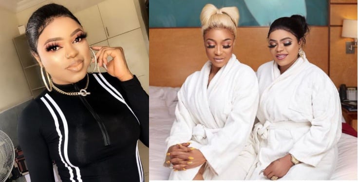 'My heartbeat, my soul I can kill for you' - Bobrisky tells Tonto dikeh