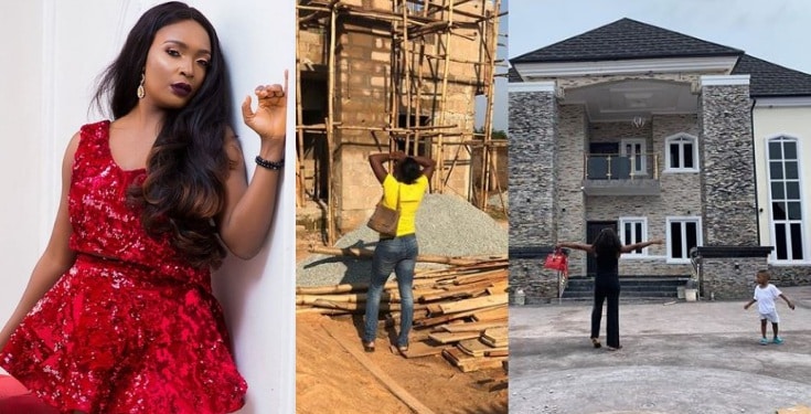 Nigerian blogger, Okoro Blessing completes a 7-bedroom duplex
