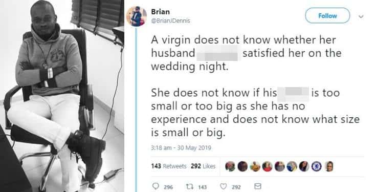 Nigerian man explains why God designed s3x for married people 