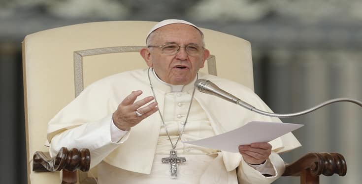 Pope Francis says abortion is never OK, equates it to “hiring a hitman”