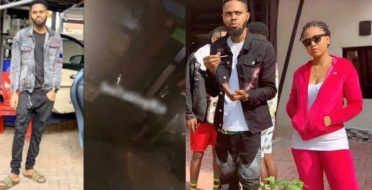 Regina Daniels cries out as her brother is accused of assaulting police