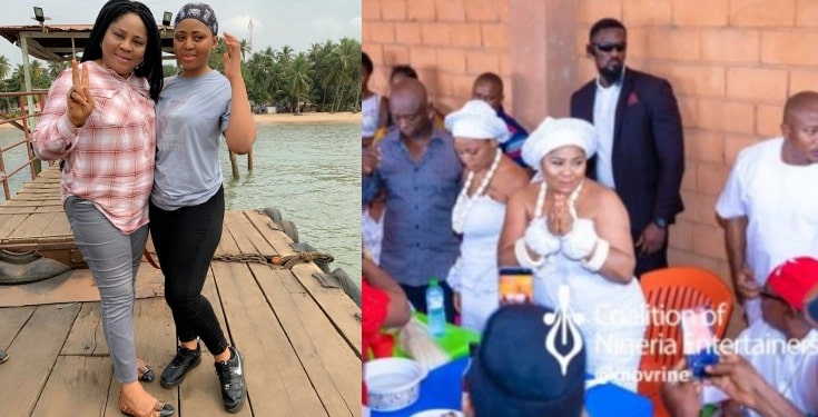 Regina Daniels' mum wounded while preparing for her daughter's traditional marriage