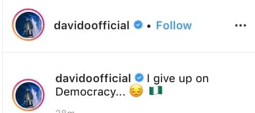 Davido, Senator Adeleke