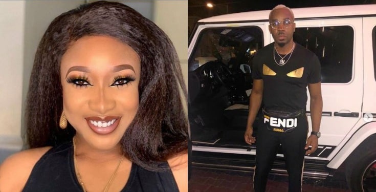 Tonto Dikeh reacts Pretty Mike shares tips on 'How Not To Be A 40 Seconds Man'