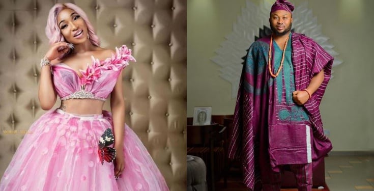 Tonto Dikeh shades Olakunle Churchill for saying he’s a tireless machine