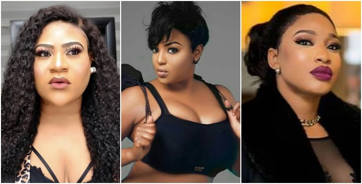 Funke Adesiyan, Tonto Dikeh, Nkechi Blessing Sunday