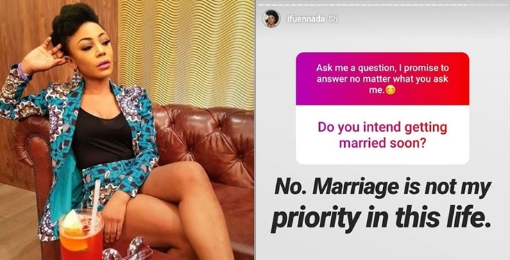 Marriage Is Not My Priority In This Life - BBNaija's Ifu Ennada