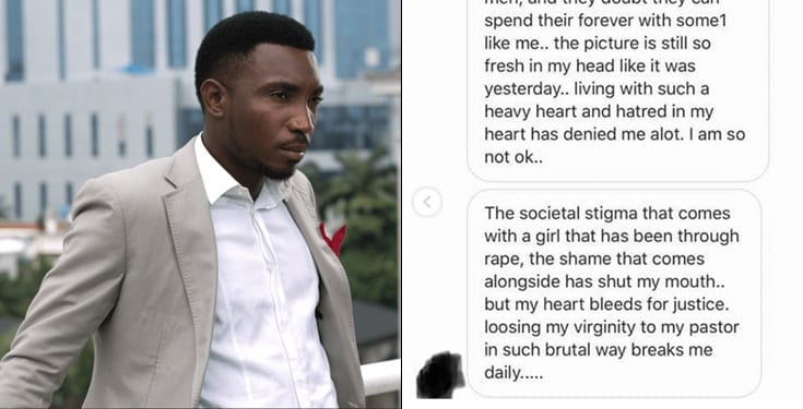 Timi Dakolo shares message from a woman who lost her virginity to her pastor