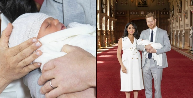 First photos of Prince Harry & Meghan Markle’s baby boy
