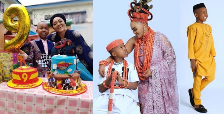 Actress Mercy Aigbe celebrate son’s birthday with lovely photos
