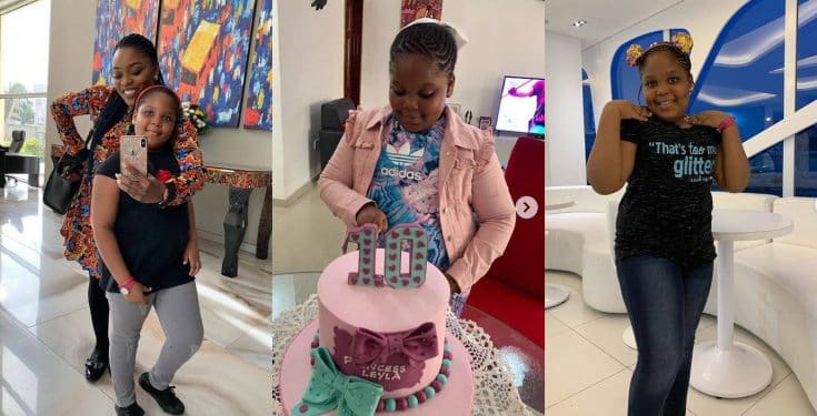 Bisola celebrates daughter on 10th birthday with sweet message (photos)