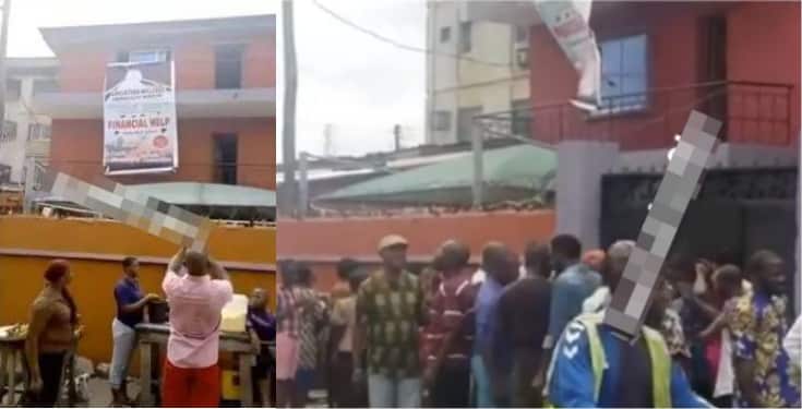 Confusion as ‘Church’ which helps people double their money scams many In Lagos (Video)