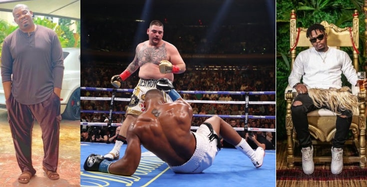 Don Jazzy, Olamide & other celebrities react to Anthony Joshua shocking defeat