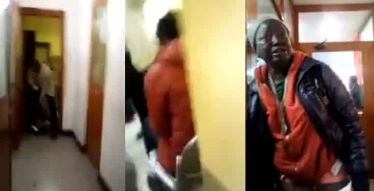 Elderly woman assaulted by an official at Nigerian Embassy in Italy (Video)