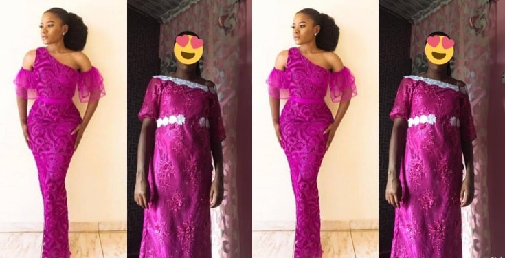 Lady shares what her friend asked for and what the tailor made