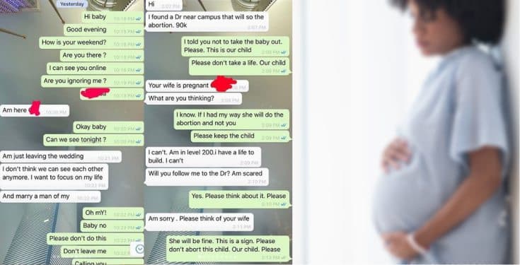 Pregnant wife leaks conversation between her husband and his mistress