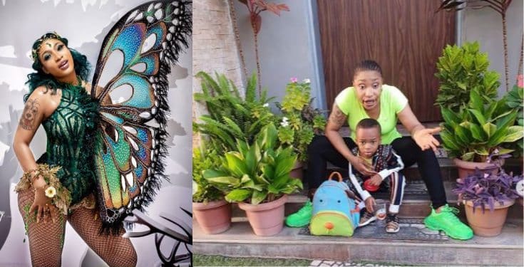 Tonto Dikeh pens down a message to deadbeat dads