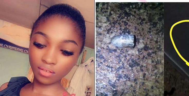 Lady reveals how stray bullet almost killed her in a sleep today