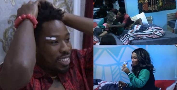 BBNaija 2019: Watch the moment Ike tried to suck Mercy’s nipple