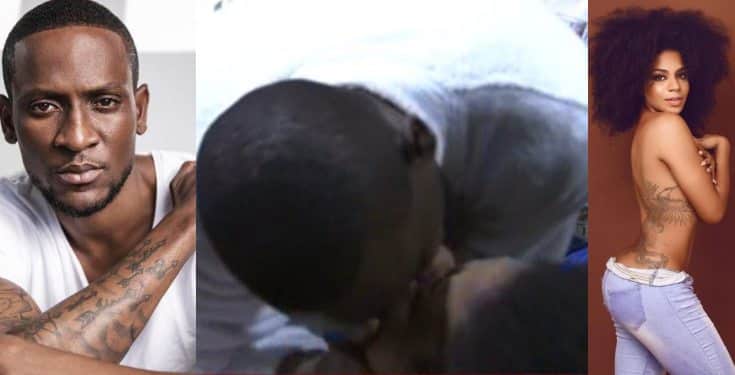 BBNaija: Omashola seen kissing new ‘Pepper Dem’ housemate, Venita (video)