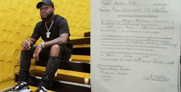 Davido Dragged To Court Over Alleged ₦4,000,000 Fraud