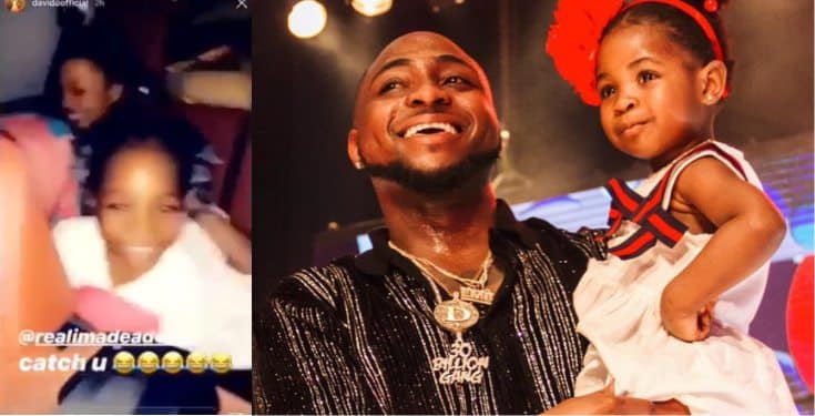 Davido’s daughter epic response after she was asked about her daddy’s occupation (video)