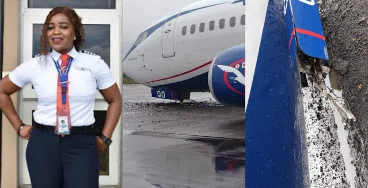 Meet the beautiful Nigerian pilot who averted the near tragedy in Lagos airport (photos)