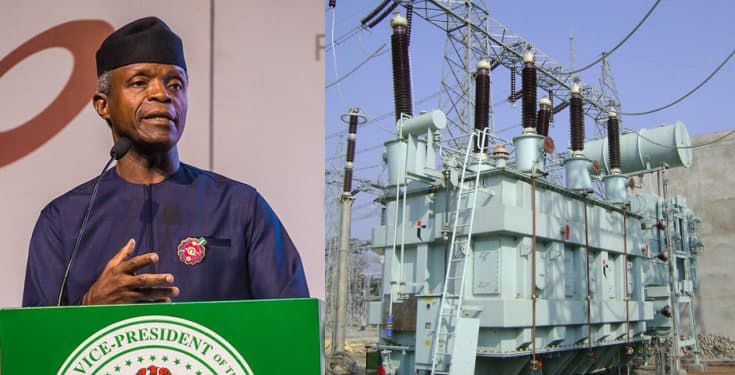 'We have invested ₦900 billion in power since we assumed office in 2015' - Osinbajo