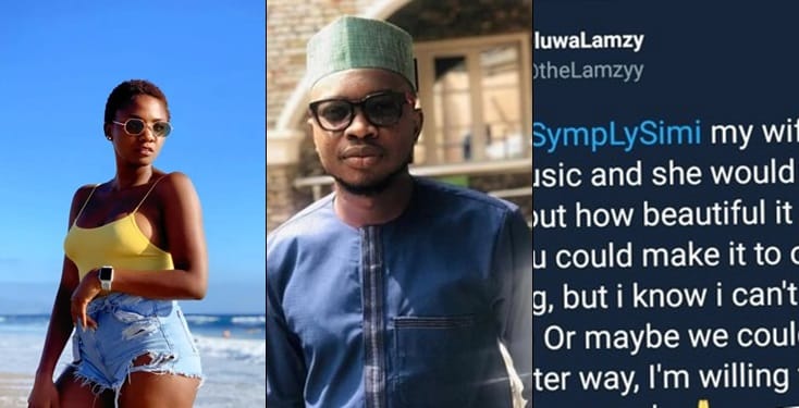 Simi replies man who begged her to attend his wedding
