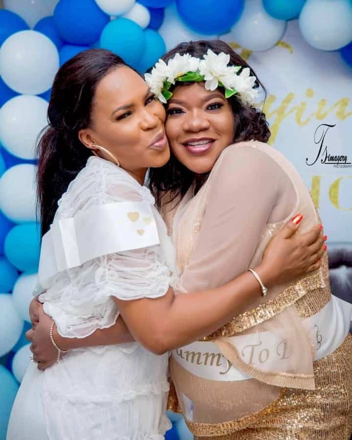 Keeping Toyin Abraham’s pregnancy secret for long was hard – Faithia Balogun opens up