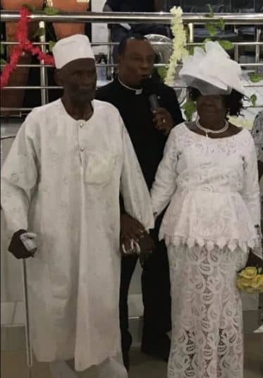 96-year-old man marries 93-year-old lover after 50 years of dating (photos)