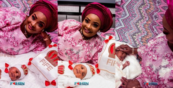 Lovely photos from Ronke Odusanya daughter’s naming ceremony