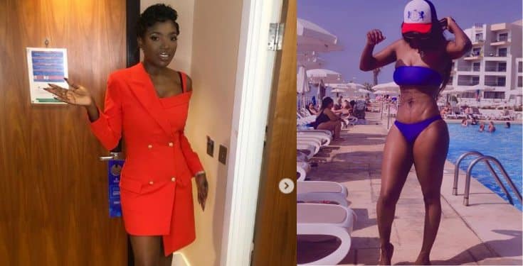 Annie Idibia replies fan who criticised her bikini photo