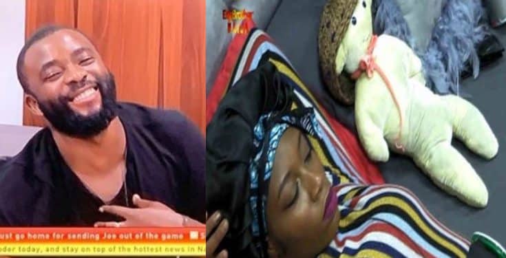 BBNaija 2019: Khafi replaces Gedoni with a 'teddy bear'