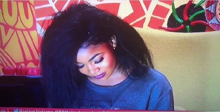 BBNaija 2019: Tacha Kneels Down To Apologise To Biggie (Video)