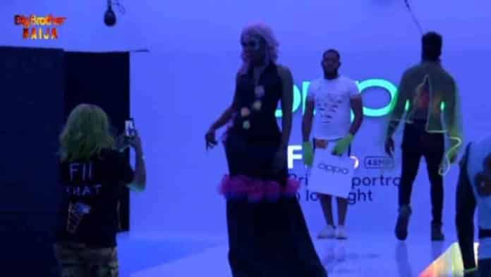 BBNaija: Excitement As Housemates Stage Epic Fashion Show (Video)