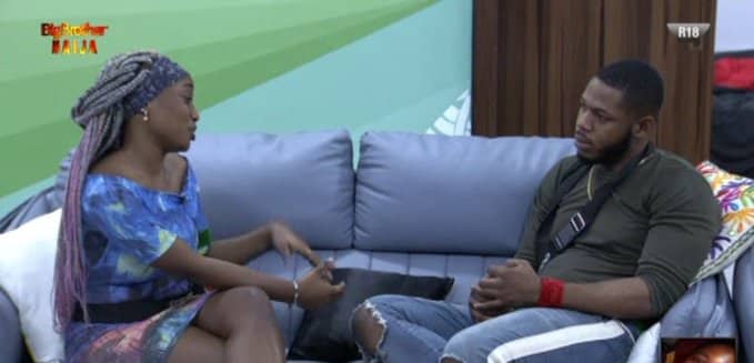 BBNaija: ‘Pray For Frodd’ – Fans react as Esther makes a move on him