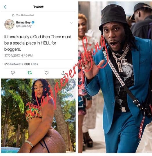 Burna Boy speaks on dumping his girlfriend, Stefflon Don for Princess Shyngle