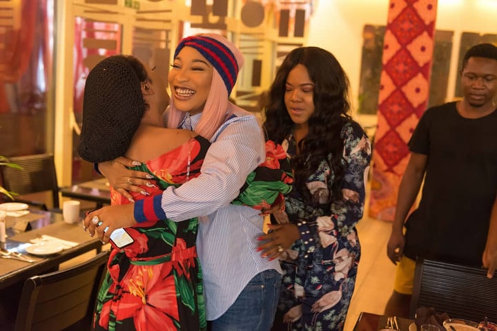 Liz Anjorin, Tonto Dikeh, Bobrisky shun Toyin Abraham’s Newborn Baby