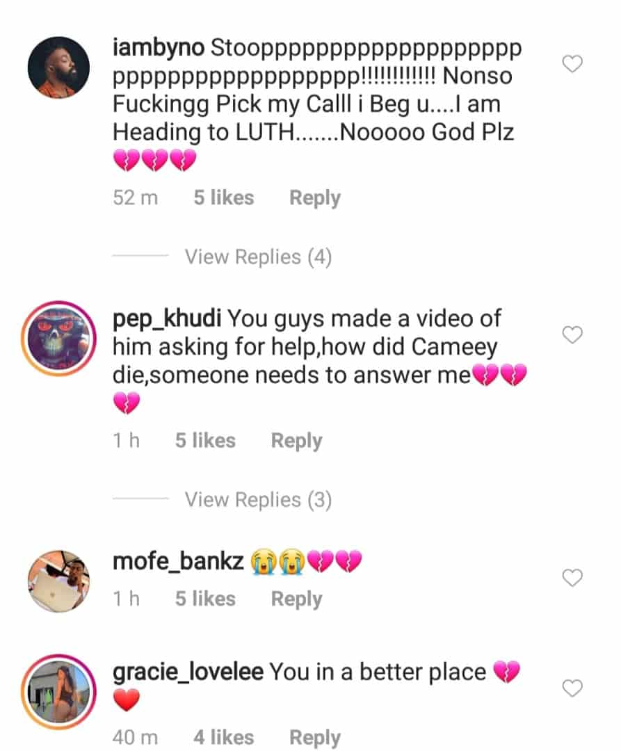 Nigerian Rapper Cameey dies from Liver cancer