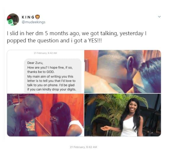 Nigerian couple who met on Twitter 5 months ago, set to wed -1