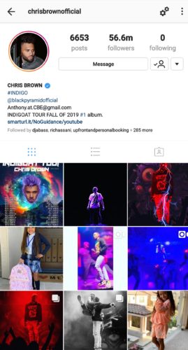 Nigerians react as Chris Brown unfollows Davido on Instagram