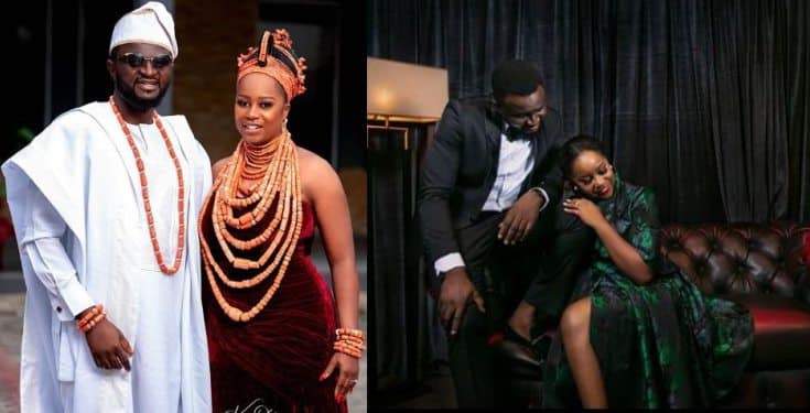 Tee-Y Mix's wife, Ivie praises him hours after their wedding