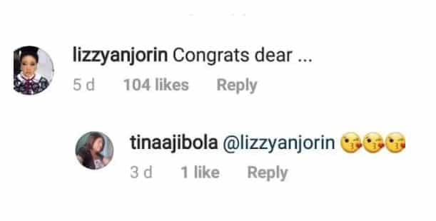 Toyin Abraham reacts after Lizzy Anjorin revealed why she didn't congratulate her