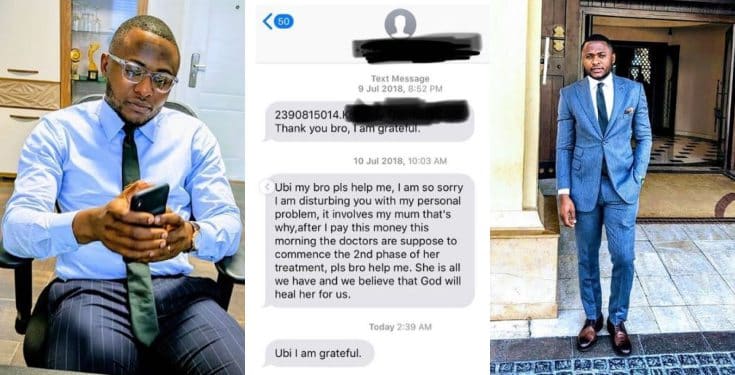 Ubi Franklin shares encounter with someone he helped in 2018