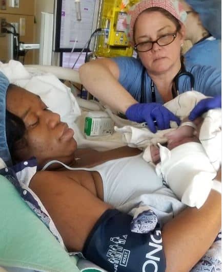 Ubi Franklin's alleged 4th babymama Sandra Iheuwa welcomes baby 